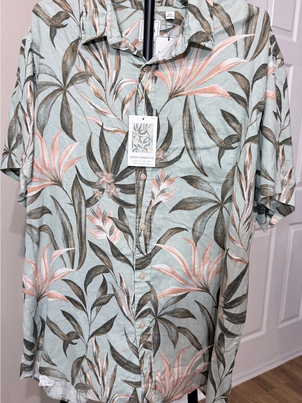 ROWM  Outsider NWT Men's Short Sleeve Button-Up Shirt in 2XL
